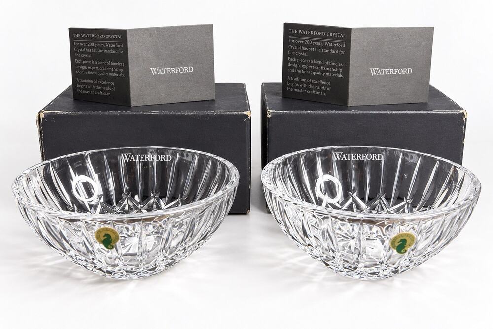 Two Waterford Crystal Graham Bowls New Never Used With Boxes 1052757
